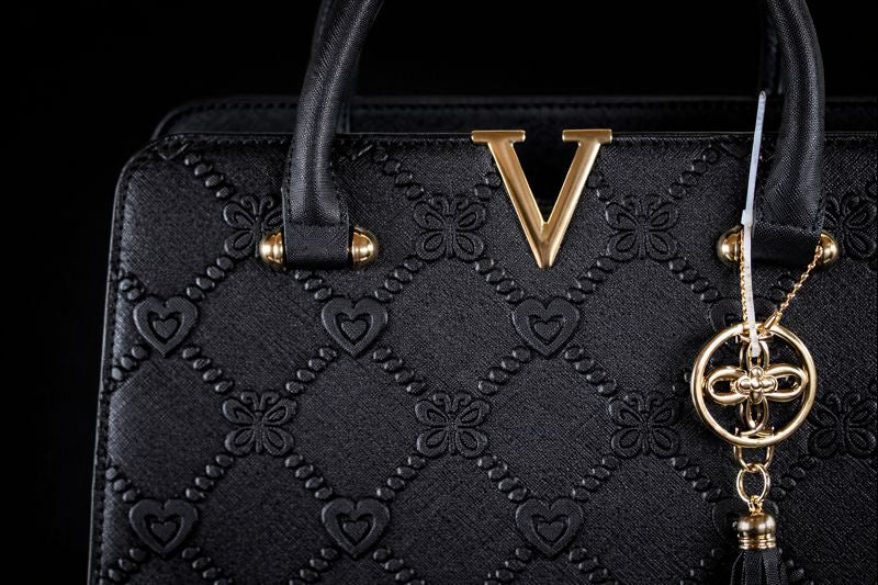 Cartera de Mano Negra de Mujer – Crosell New York