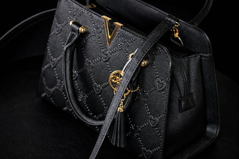 Cartera de Mano Negra de Mujer – Crosell New York